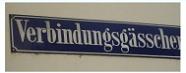lustiges stra�enschild verbindungsg�sschen